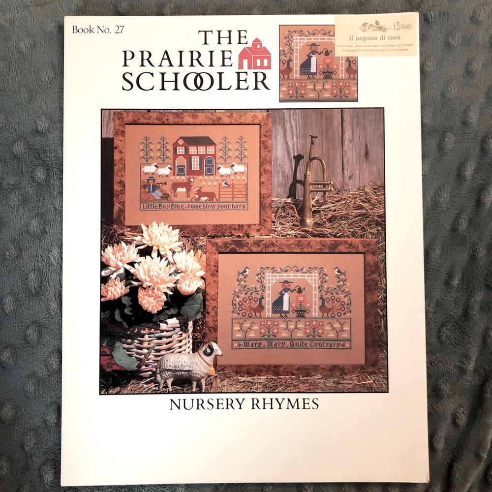 3/15.00 The Prairie Schooler Cross Stitch Nursery Rhymes Book Number 27